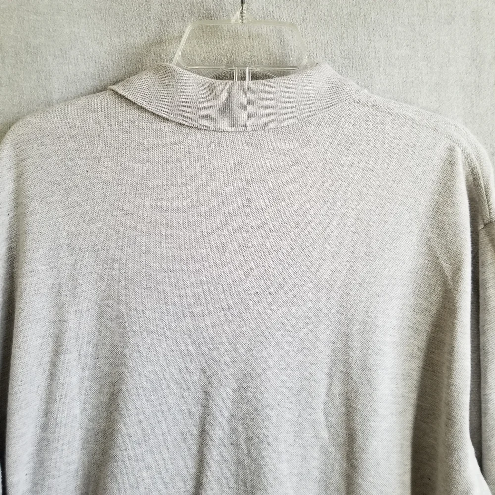 Vintage‎ Polo Ralph Lauren Polo Shirt Mens XL Gray Heathered Short Sleeve